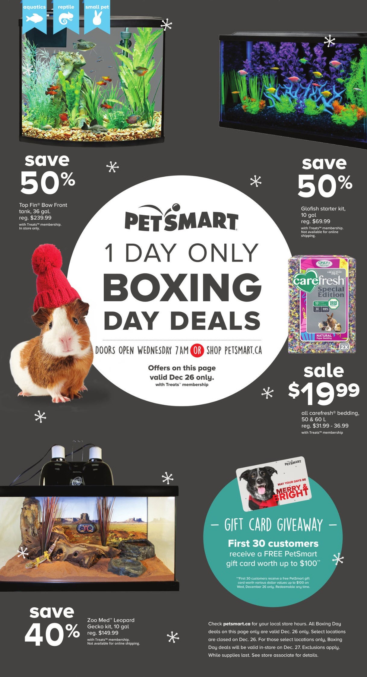 Petsmart Weekly Flyer Treats Membership Only Boxing Day Deals Dec 26 Redflagdeals Com