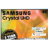 Samsung UHD 75" 4K Smart Crystal Display TV