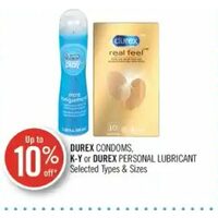 Durex Condoms, K-Y Or Durex Personal Lubricant
