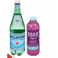 Roar Beverages, Perrier or San Pellegrino Sparkling Water