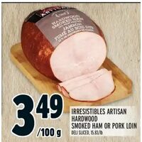 Irresistibles Artisan Hardwood Smoked Ham or Pork Loin