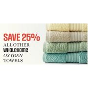 Select Other WholeHome Oxygen Towels - 25% Off