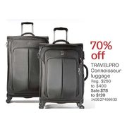 Travelpro Connoisseur Luggage Collection - $78.00 - $120.00 (70% off)