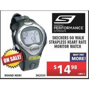 Skechers Go Walk Strapless Heart Rate Monitor Watch - $14.98
