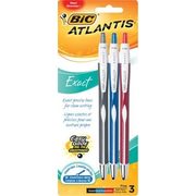 BIC Atlantis Exact Ballpoint Pen, Retractable, 0.7mm, Assorted, 3/Pack - $3.00 (33% off)
