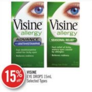 15% Off Visine Eye Drops