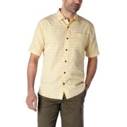 Denver Hayes - Luxe Short-sleeve Tonal Check Modal Shirt - $19.88