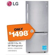 LG 22.1 Cu. Ft. 30'' Refrigerator - $1498.00