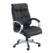 For Living Leather Executive Office Chair, Black - $129.99 ($130.00 Off)