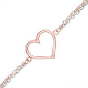 Double Row Heart Bracelet - $99.50 ($99.50 Off)