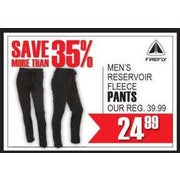 Firefly Men's Reservoir Fleece Pants - $24.99 (35% off)