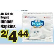 Royale Dinner Napkins  - 2/$4.44