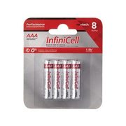 InfiniCell AA Alkaline Battery 12-Pack Or AAA  - $4.79