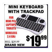Mini Heyboard with Trackpad - $19.99