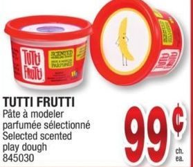 tutti frutti playdough