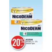 20% Off Nicoderm Patches