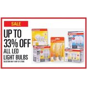All LED Light Bulbs  - Up to 30% off