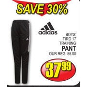 Adidas Boys Tiro 17 Training Pant - $37.99 (30% off)