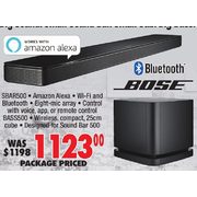 Bose Big Sound, Small Sound Bar, Small Sub, Big Bass  - $1123.00