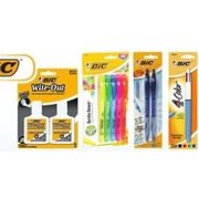 BIC Brite Liner Highlighters, Atlantis Retractable Blue Pens, 4 Color Ball Point Pen or Correction Film, Tape or Liquid - $2.49