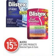 Blistex Lip Care Products - Up to 15% off