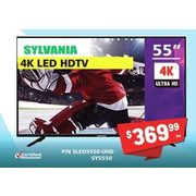 Sylvania 55" 4K LED HDTV - $369.99