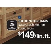 Sektion/Torhamn Naturals Ash Kitchen  - $2980.00