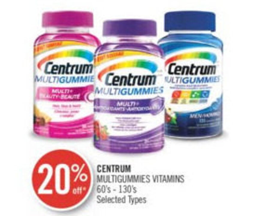 Shoppers Drug Mart: Centrum Multigummies Vitamins - RedFlagDeals.com