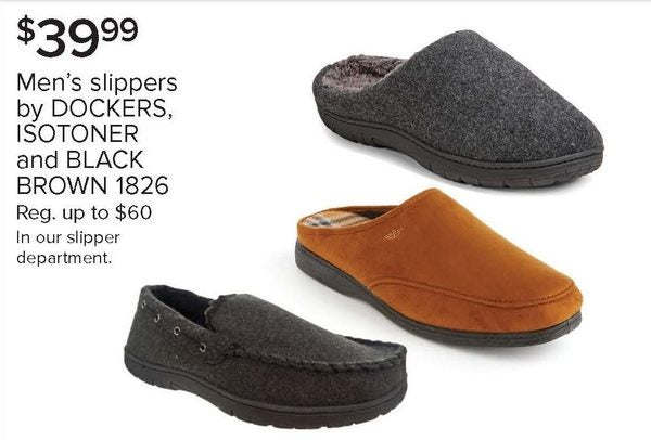 the bay isotoner slippers