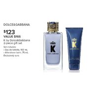 K By Dolce & Gabbana 2-Piece Gift Set - $123.00