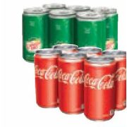 Coca-Cola Soft Drinks Mini Cans  - 3/$8.00