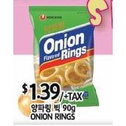 Onion Rings  - $1.39/+tax
