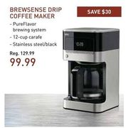 Braun Brewsense Drip Coffee Maker  - $99.99 ($30.00 off)
