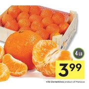 Clementines - $3.99