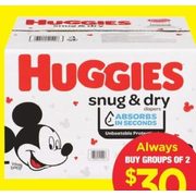 Huggies Club Pack Plus Diapers - $30.00
