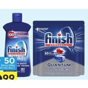 Finish Dishwashing Cleaning Liquid Or Dish Pods  - $9.99