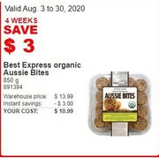 Best Express Organic Aussie Bites - $10.99 ($3.00 off)