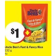 Uncle Ben's Fast & Fancy Rice - $1.00
