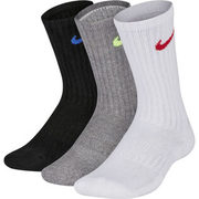 Nike Juniors' Performance Cushioned Crew Sock (3 Pack) - $12.98 ($5.02 Off)