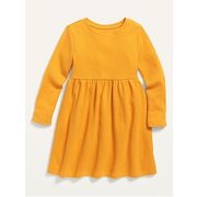 Thermal-knit Long-sleeve Fit & Flare Dress For Toddler Girls - $12.00 ($7.99 Off)