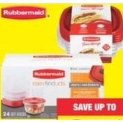 Rubbermaid Food Storage - $3.48-$19.98 (Up to 25% off)
