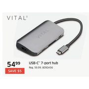 Vital USB-C 7-Port Hub - $54.99 ($5.00 off)