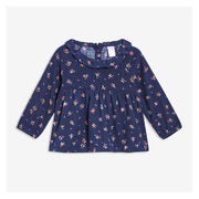 Baby Girls’ Flannel Shirt In Dark Navy - $10.94 ($3.06 Off)