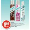 Batiste Premium Dry Shampoo Or Waterless Foam  - $8.99