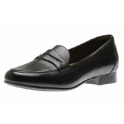 Un Blush Go Black Leather Penny Loafer By Clarks - $119.99 ($20.01 Off)