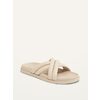 Faux-Leather Puff Cross-Strap Sandals For Women - $29.00 ($5.99 Off)