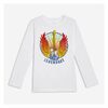 Kid Boys' Long Sleeve Graphic Tee In White - $5.94 ($4.06 Off)