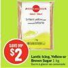 Lantic Icing, Yellow Or Brown Sugar - $2.00 ($0.99 off)