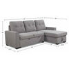 Day 'N Night 2-Pc. Carter Storage Sleeper Sectional  - $1799.95