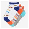 Toddler Boys' 3 Pack Low-cut Socks In Orange - $5.94 (2.06 Off)